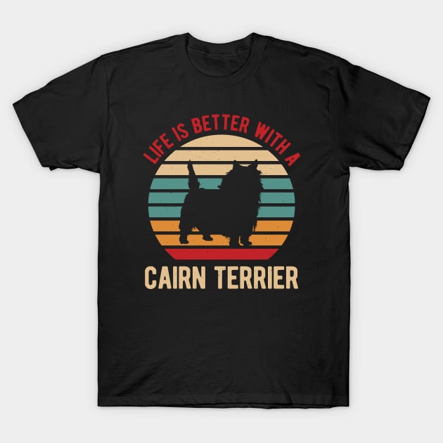 Funny Cairn Terrier T-Shirt by TheVintageChaosCo.